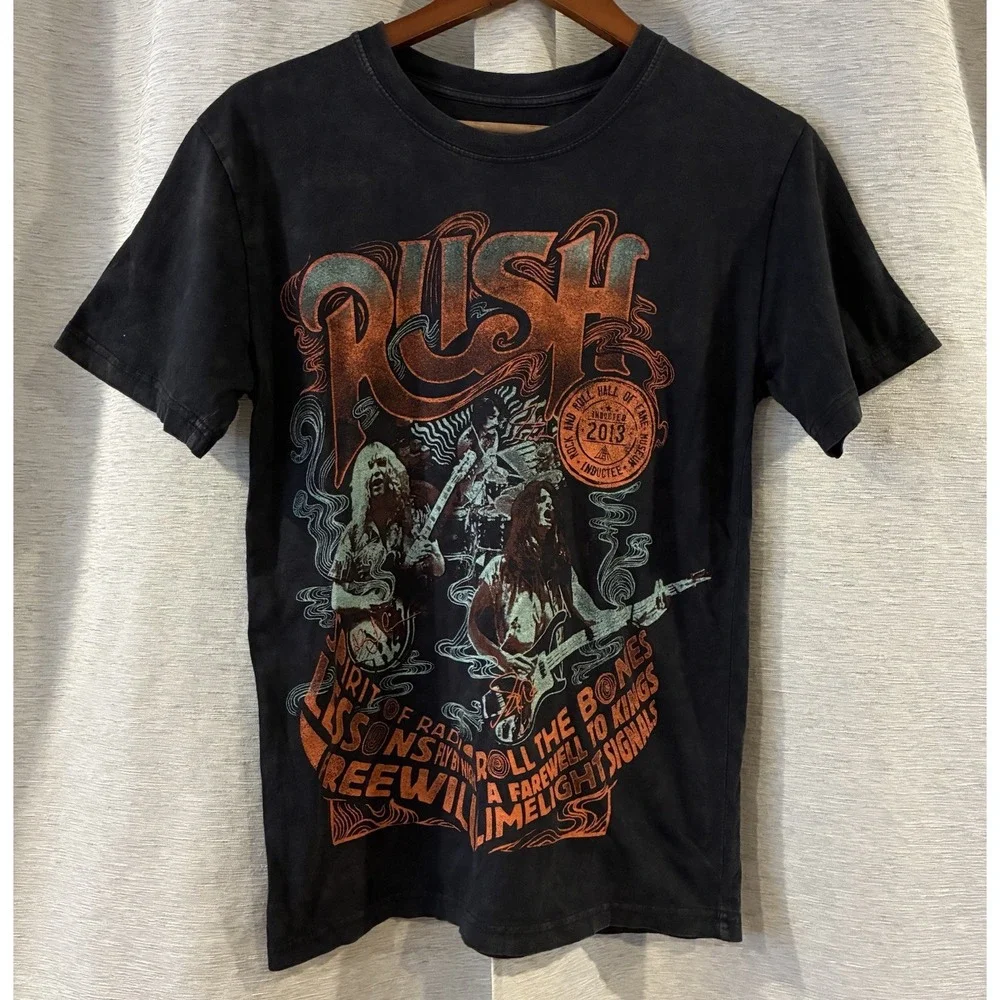 Rush Rock And Roll Hall Of Fame Tee Shirt Medium